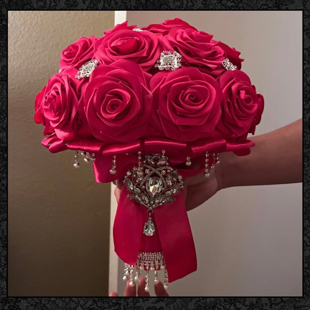 Satin Quinceañera Bouquet