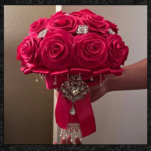 Satin Quinceañera Bouquet
